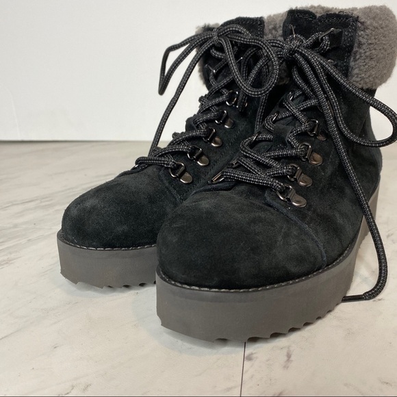 New! Sam Edelman Franc Platform Hiker Bootie 6.5M - Picture 8 of 11